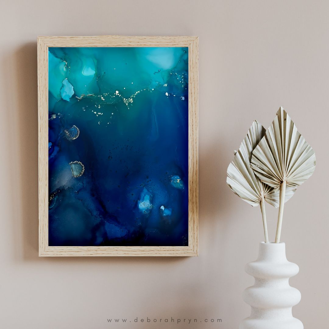 Amadahy | Alcohol Ink Art Print
