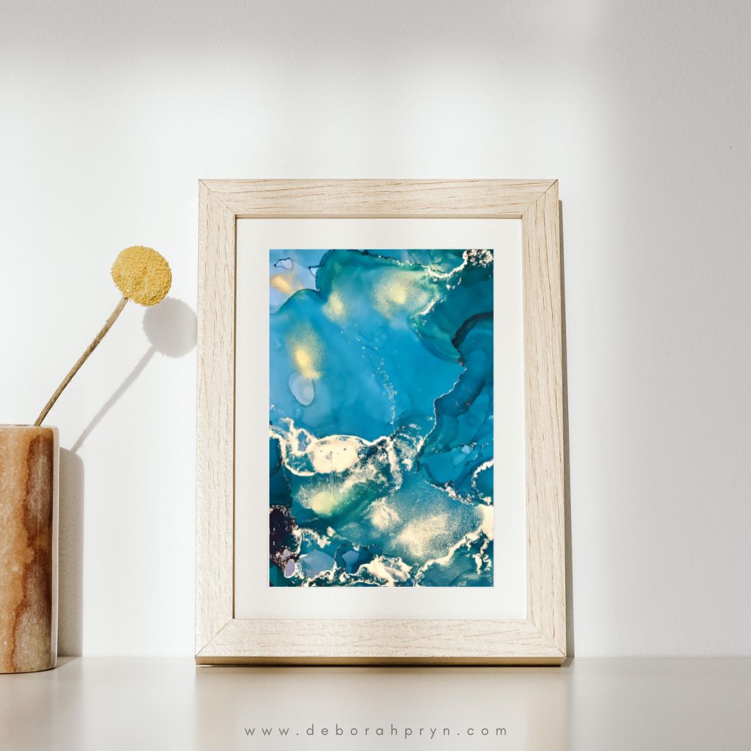 Arudra | Alcohol Ink Art Print