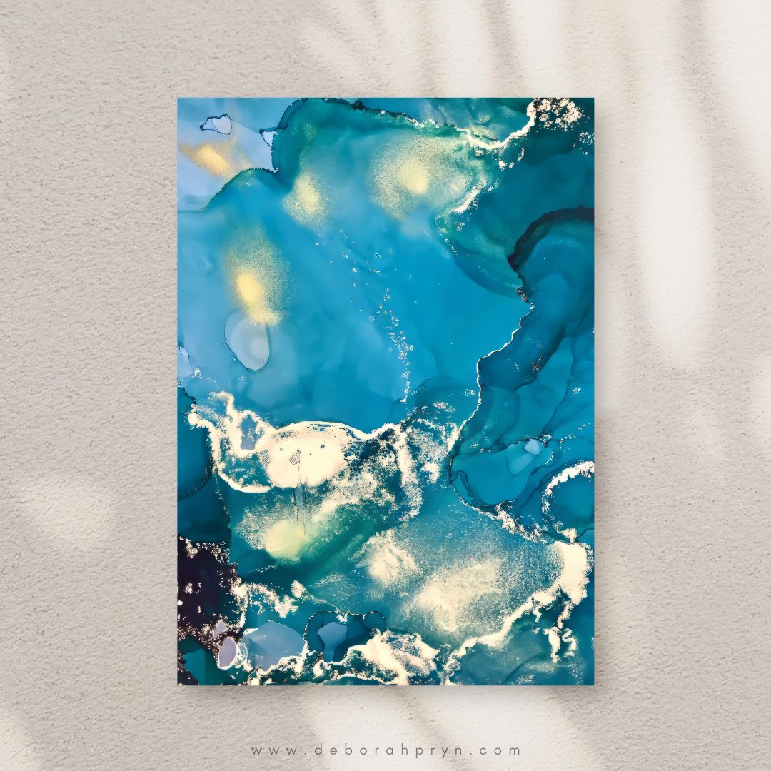 Arudra | Alcohol Ink Art Print