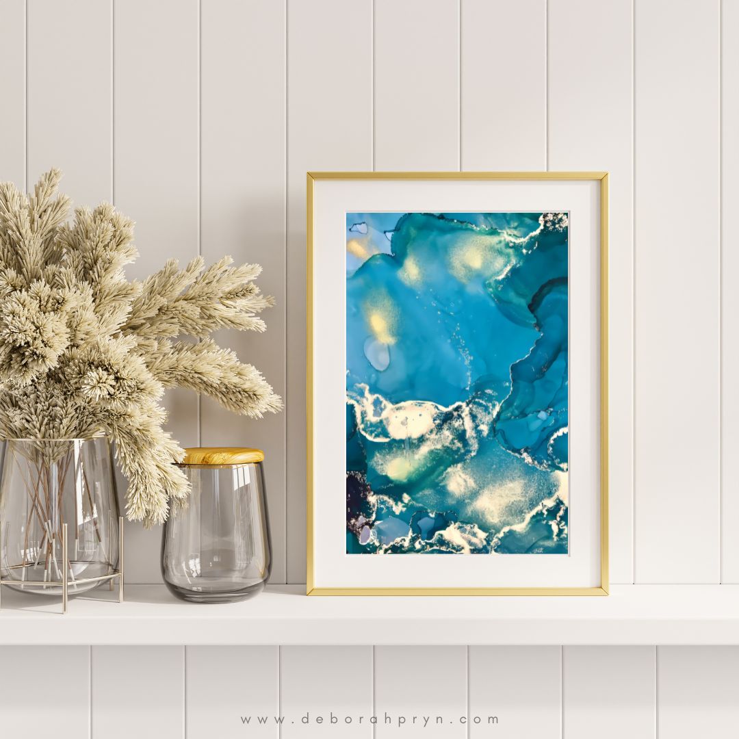 Arudra | Alcohol Ink Art Print