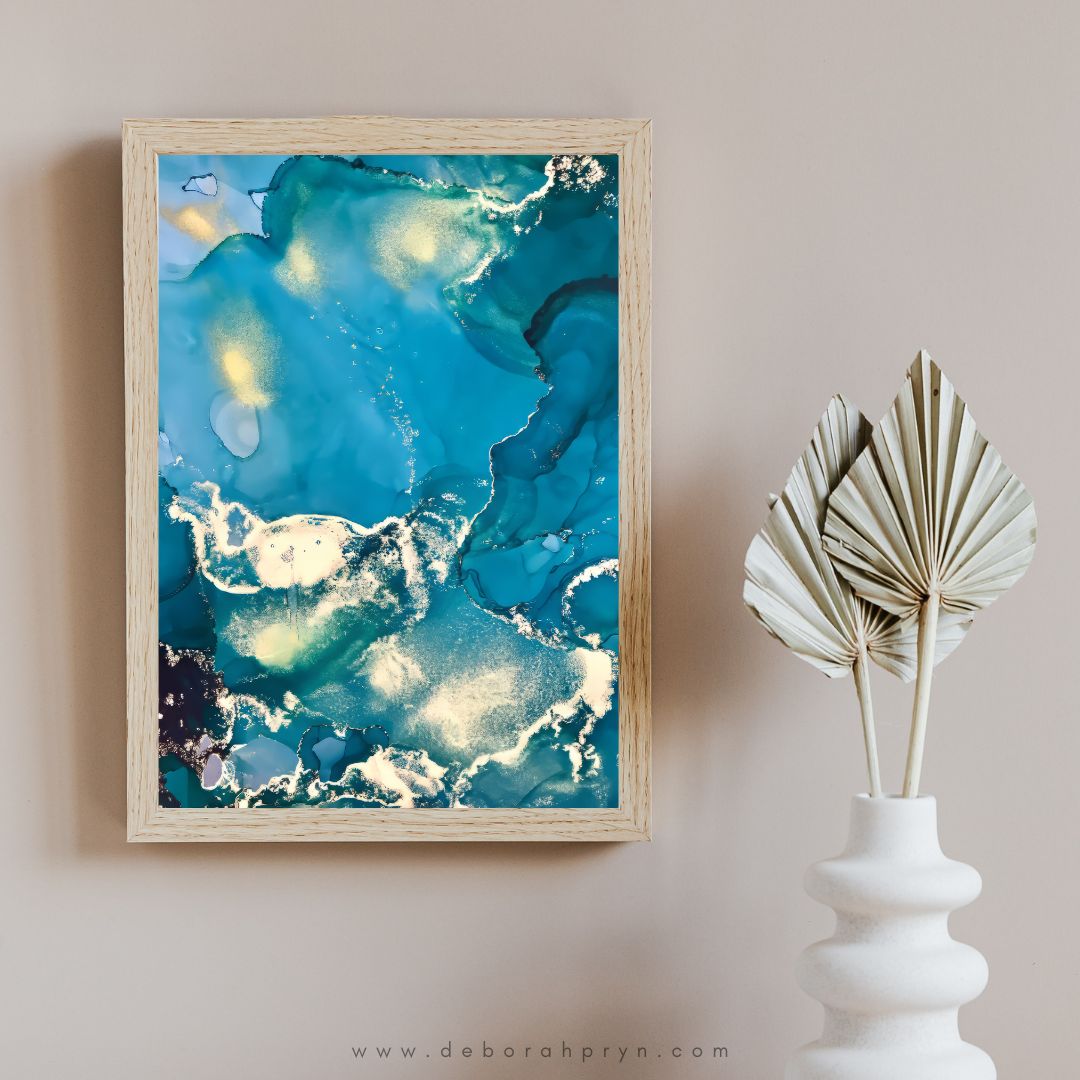 Arudra | Alcohol Ink Art Print