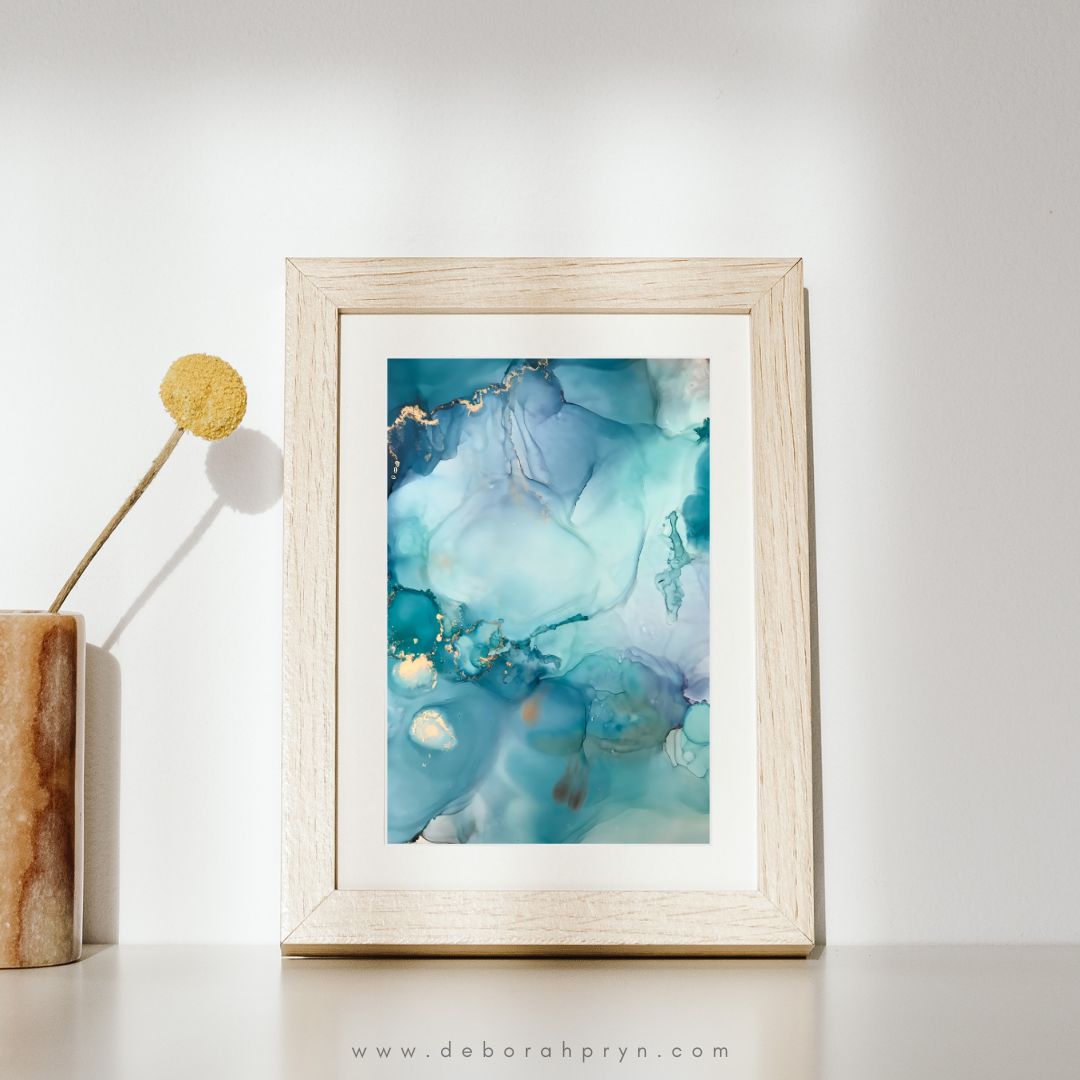 Celestial | Alcohol Ink Art Print