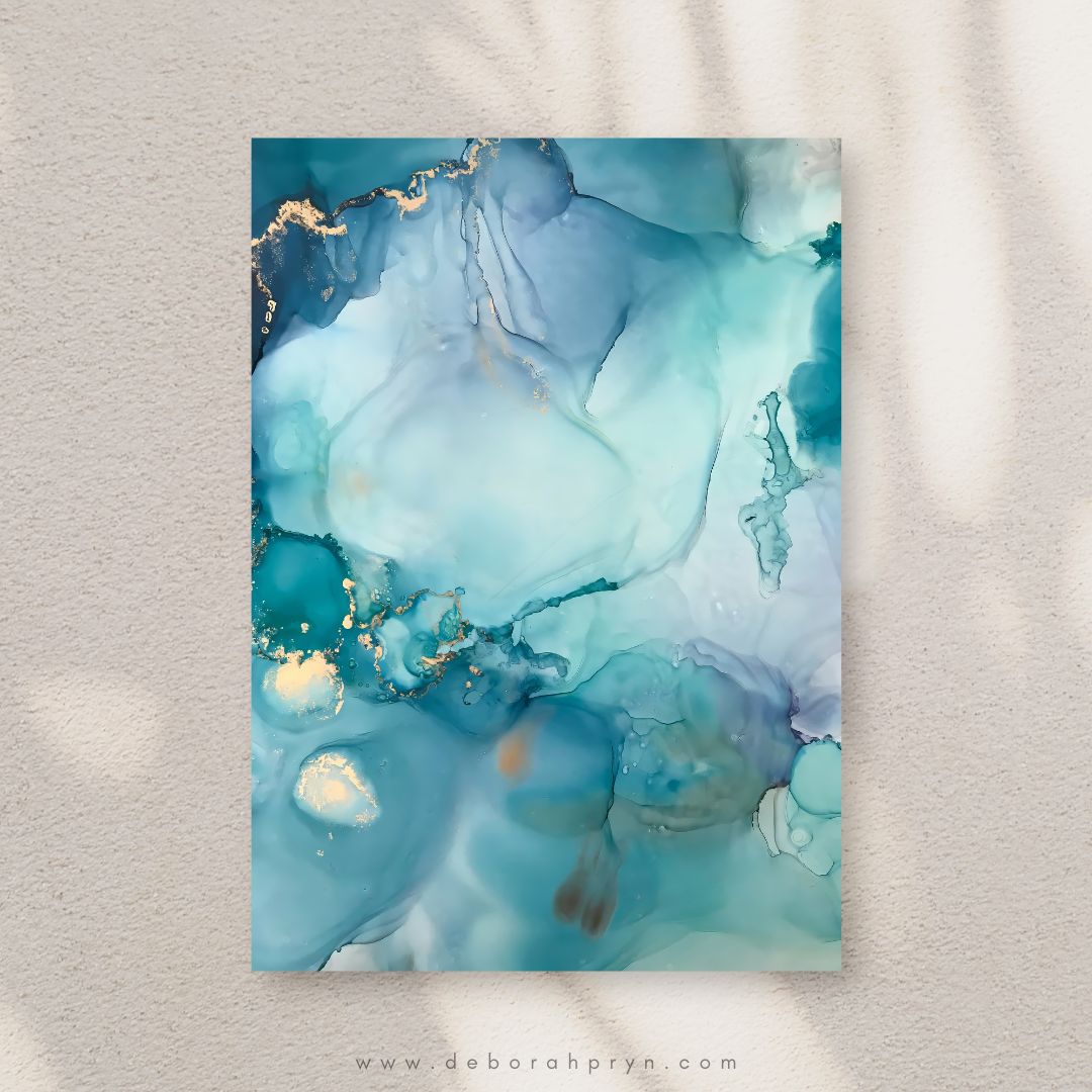 Celestial | Alcohol Ink Art Print