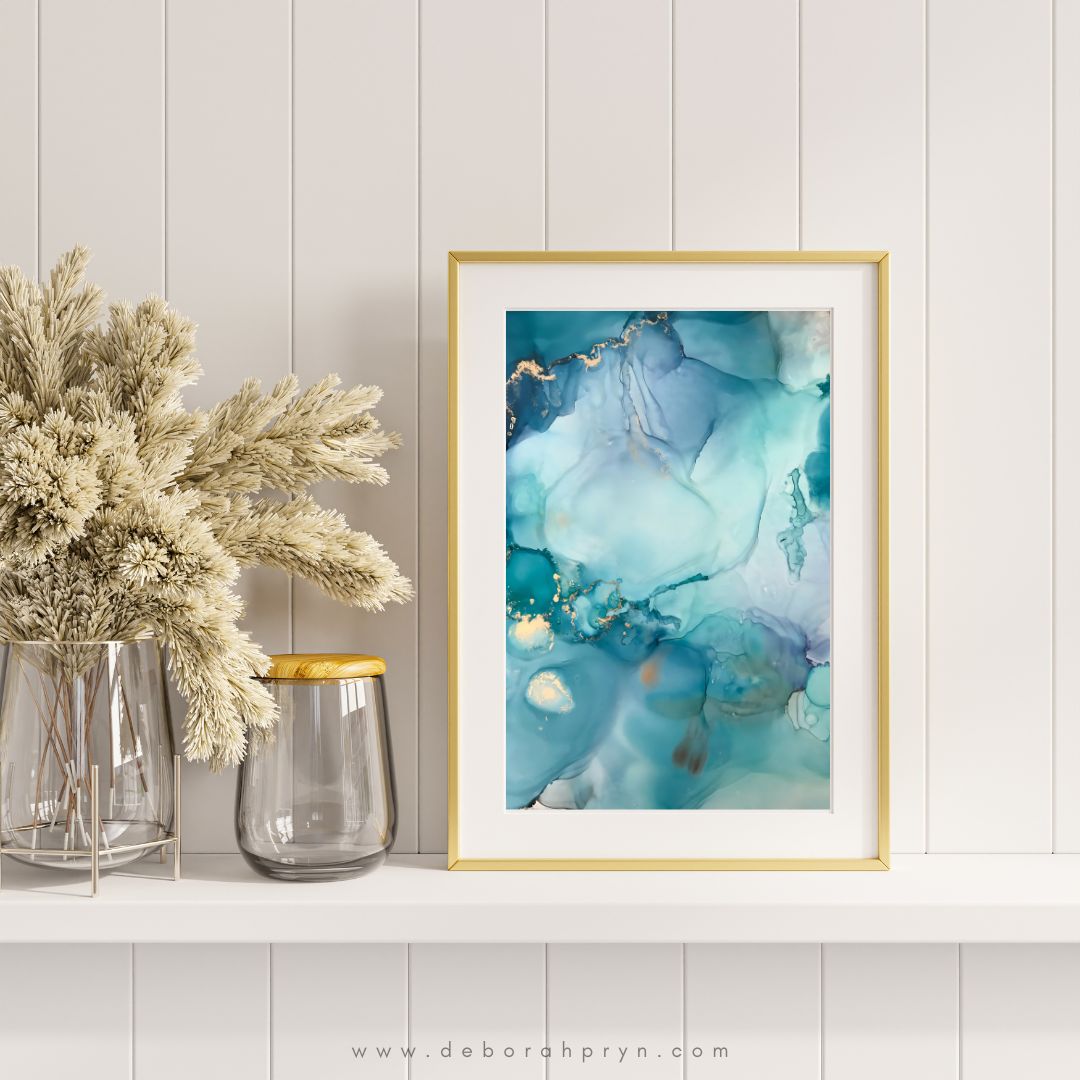 Celestial | Alcohol Ink Art Print