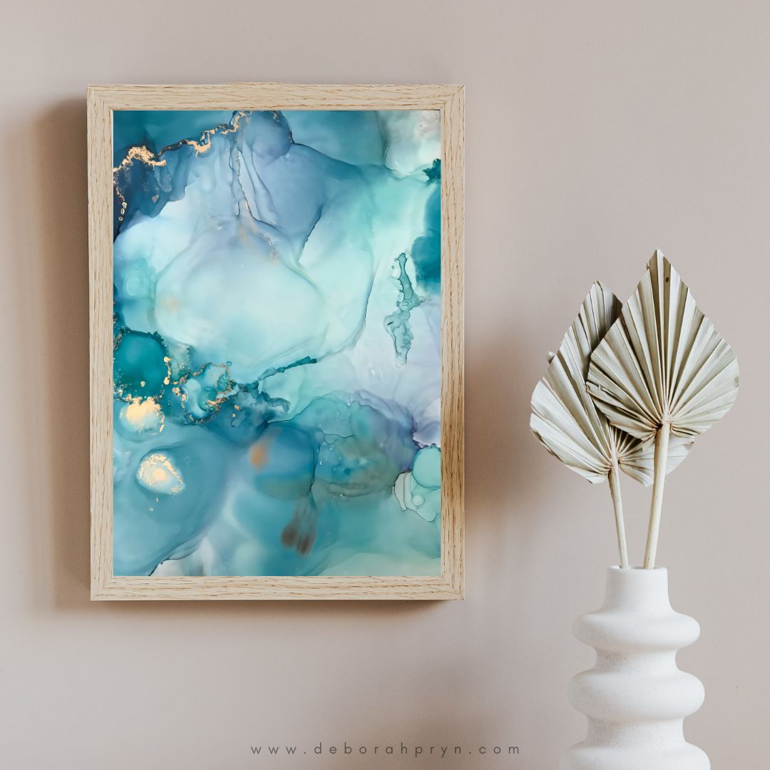 Celestial | Alcohol Ink Art Print
