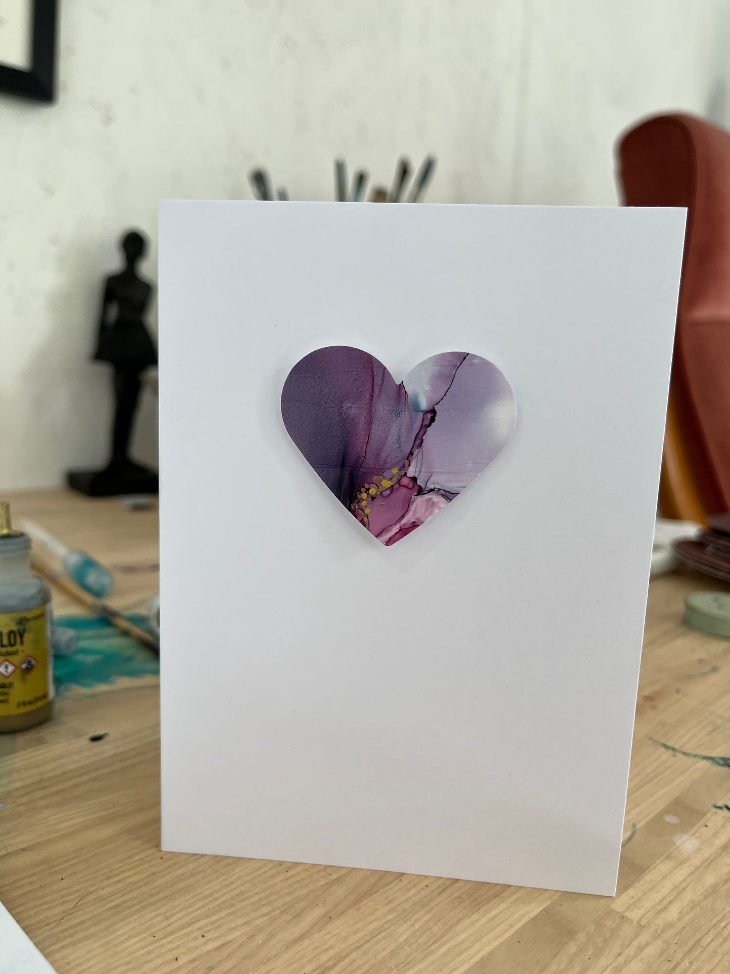 Packs of five cards - different colours available