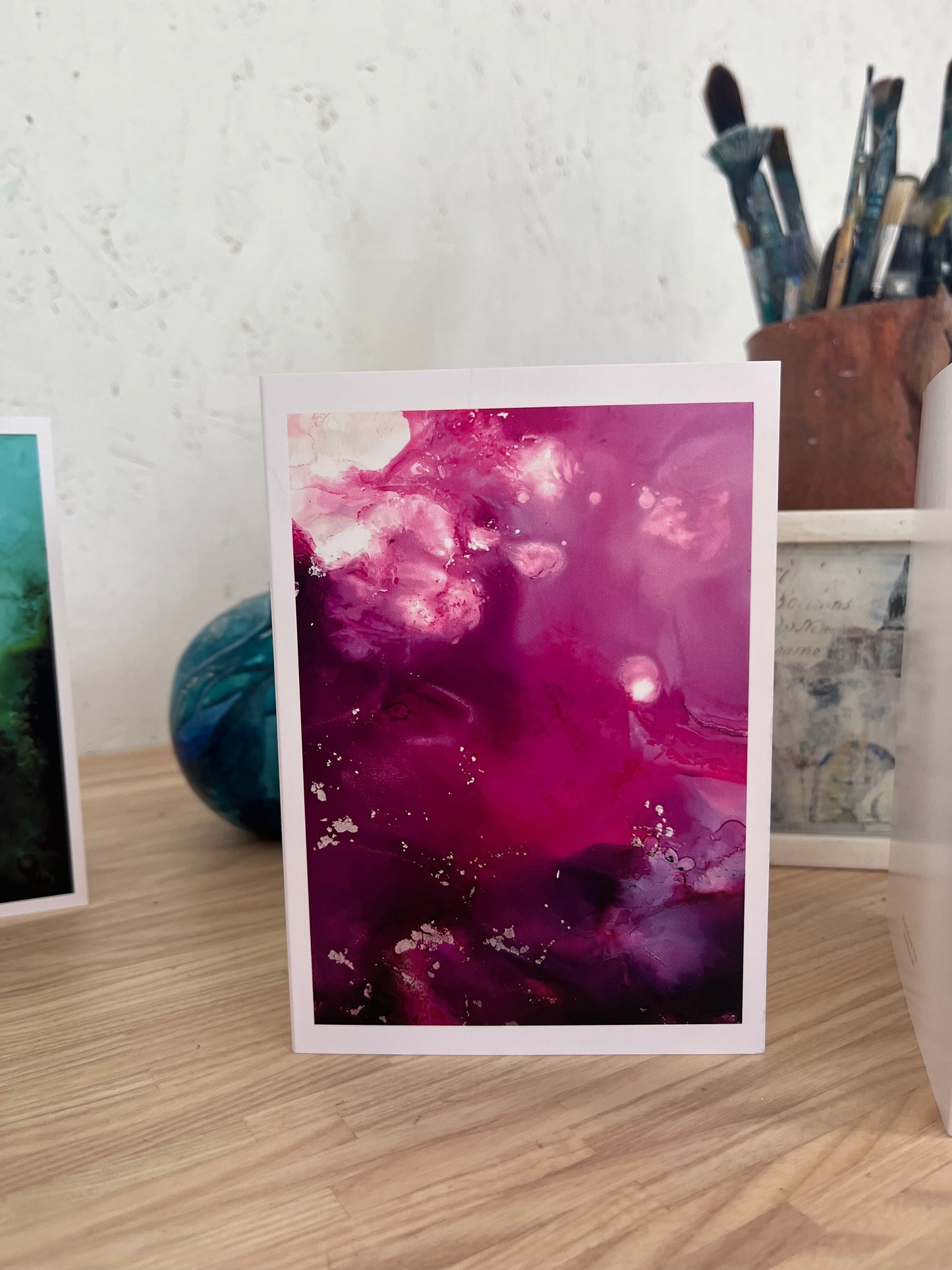 Packs of five cards - different colours available