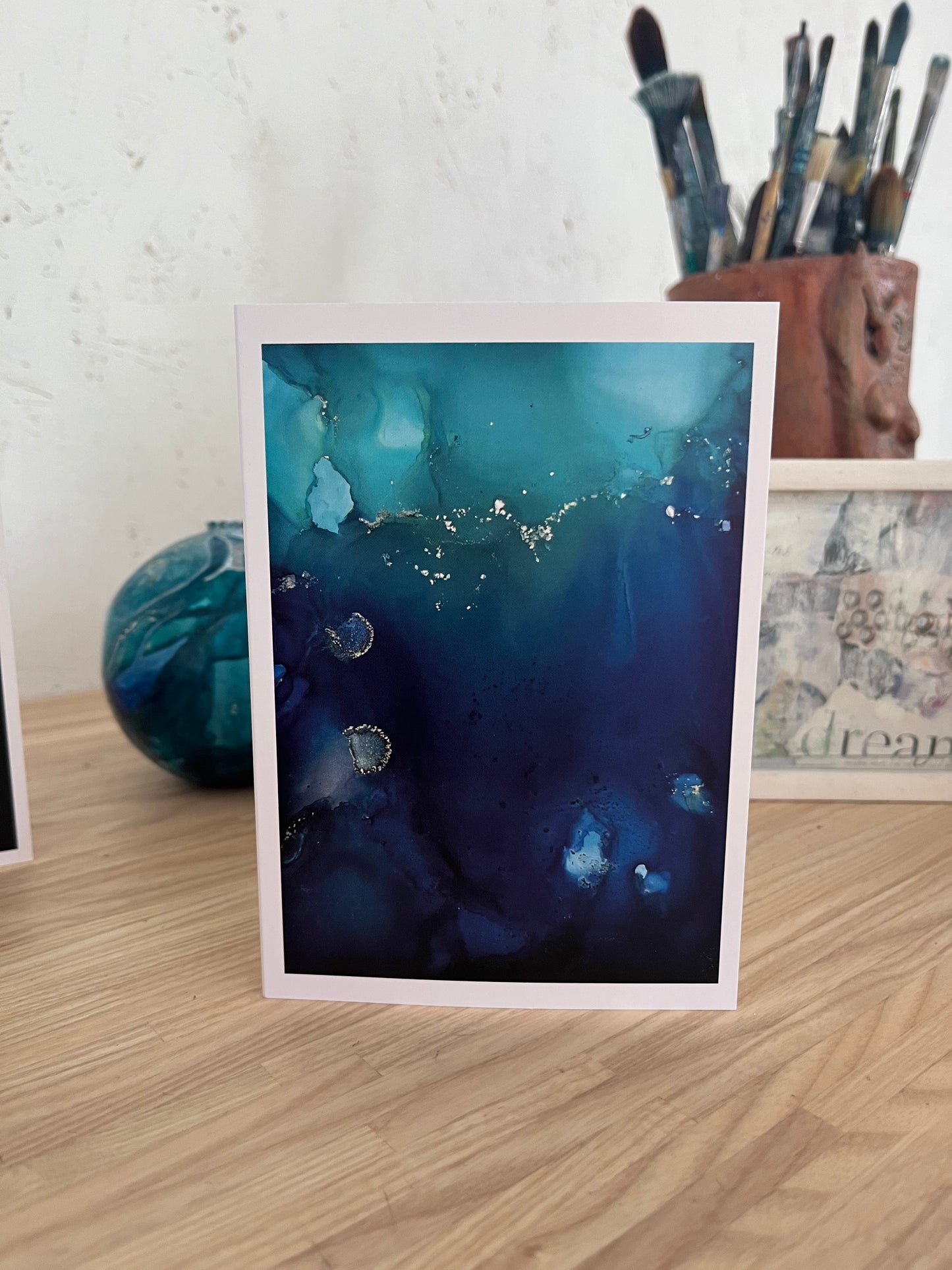 Packs of five cards - different colours available